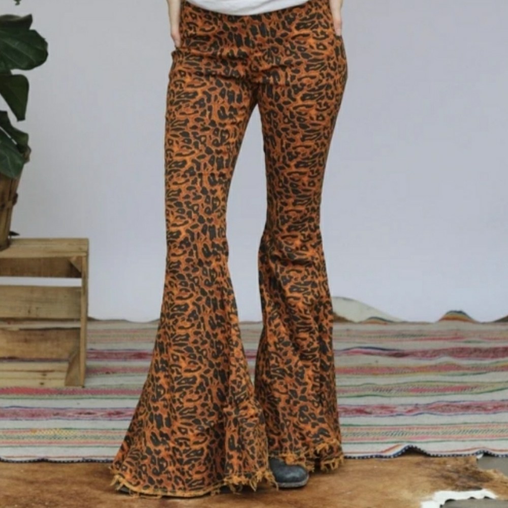 Denim Cheetah Bells